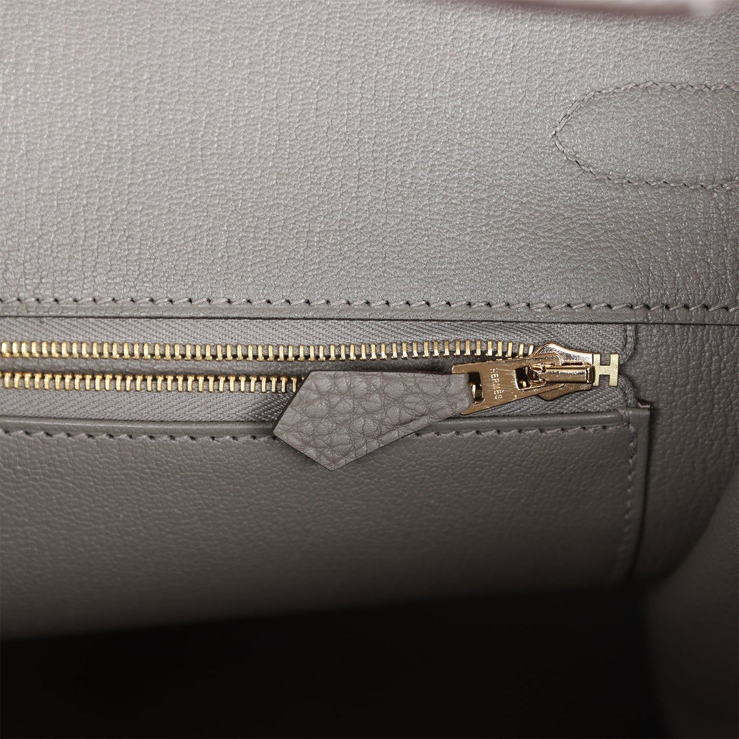 Luxury Hermes Birkin 35 Gris Meyer Togo Gold Hardware