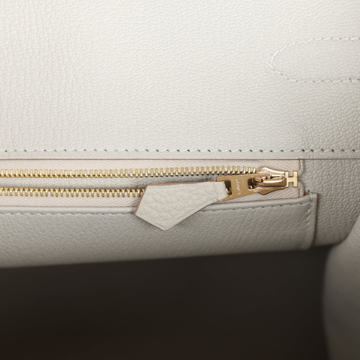 Luxury Hermes Birkin 35 Gris Perle Togo Gold Hardware