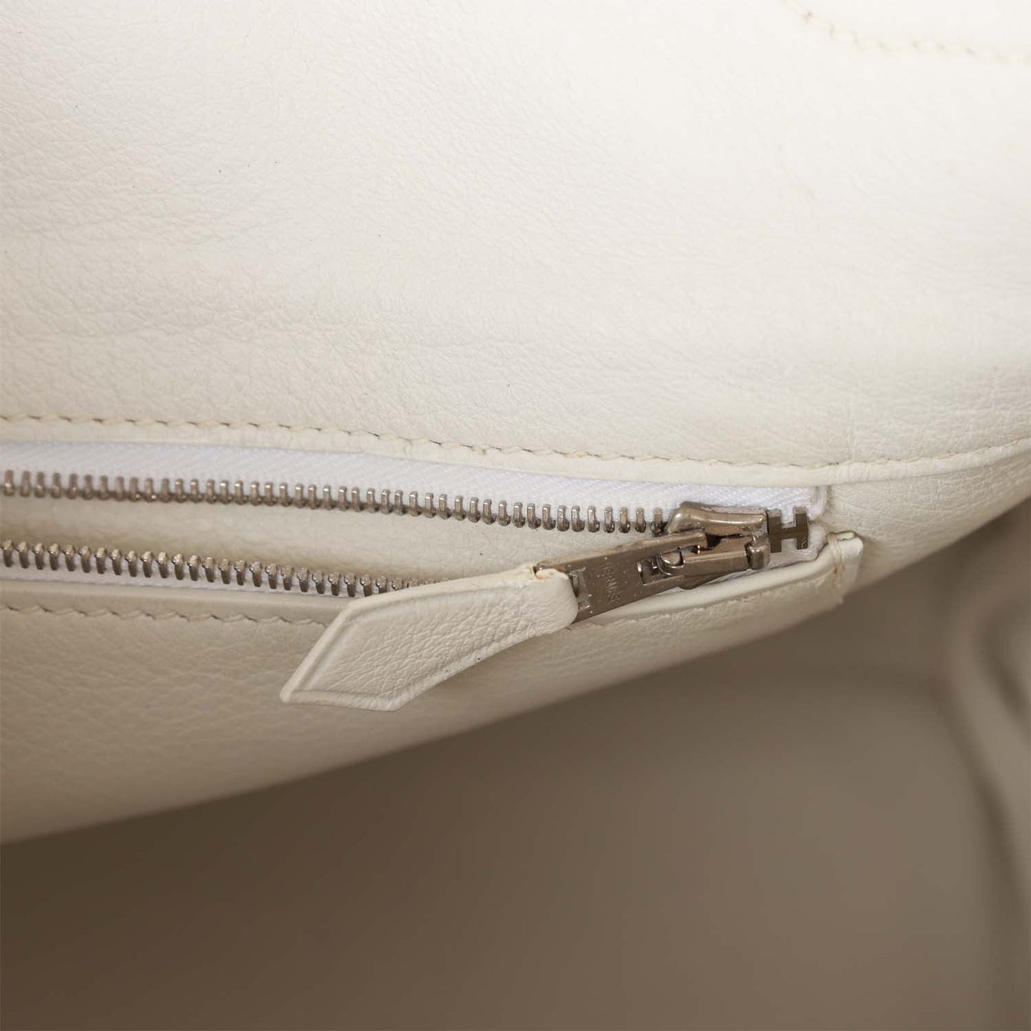 Top Quality Luxury Hermes Birkin 35 White Gulliver and Toile H Palladium Hardware