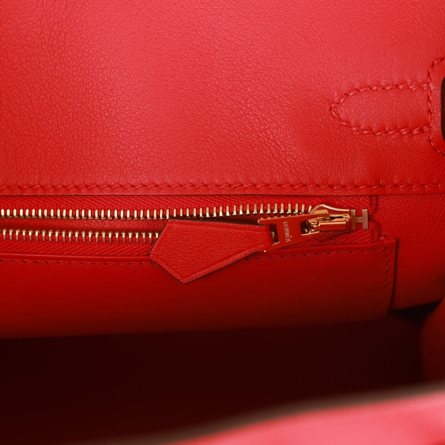 Luxury Hermes Birkin 25 Rouge De Coeur Swift Gold Hardware