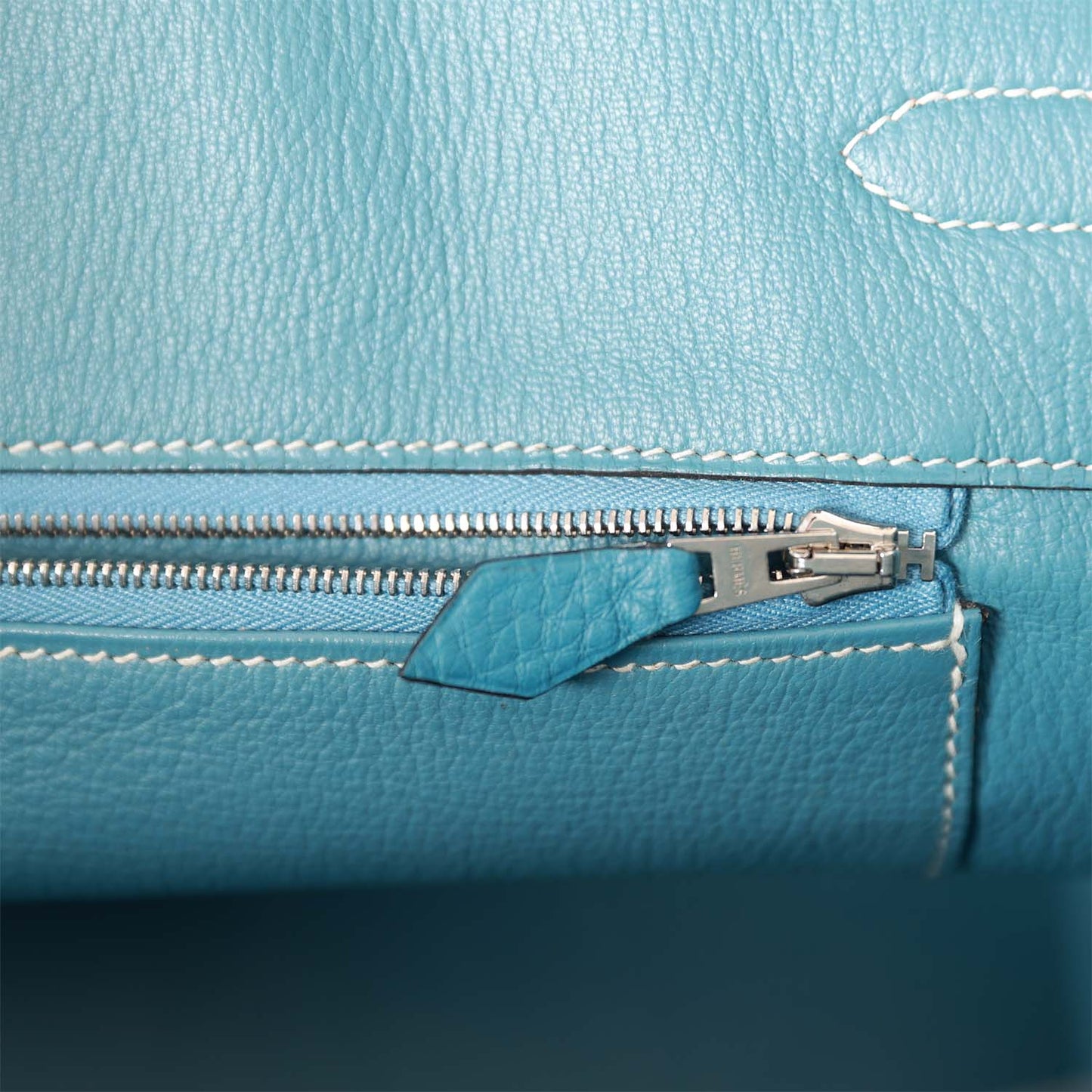 Top Quality Luxury Hermes Birkin 35 Bleu Jean Togo Palladium Hardware