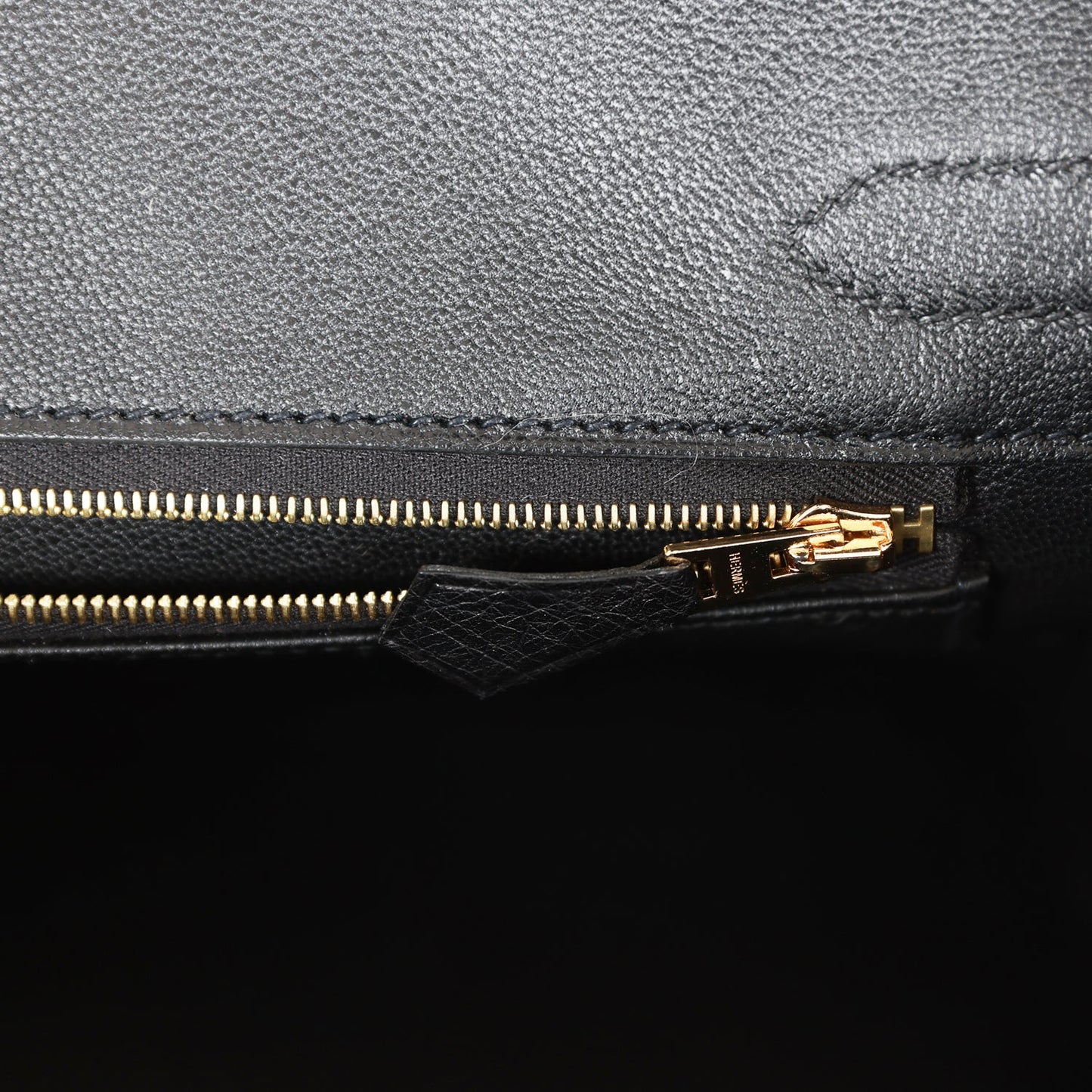 Luxury Hermes Birkin 30 Black Ostrich Rose Gold Hardware