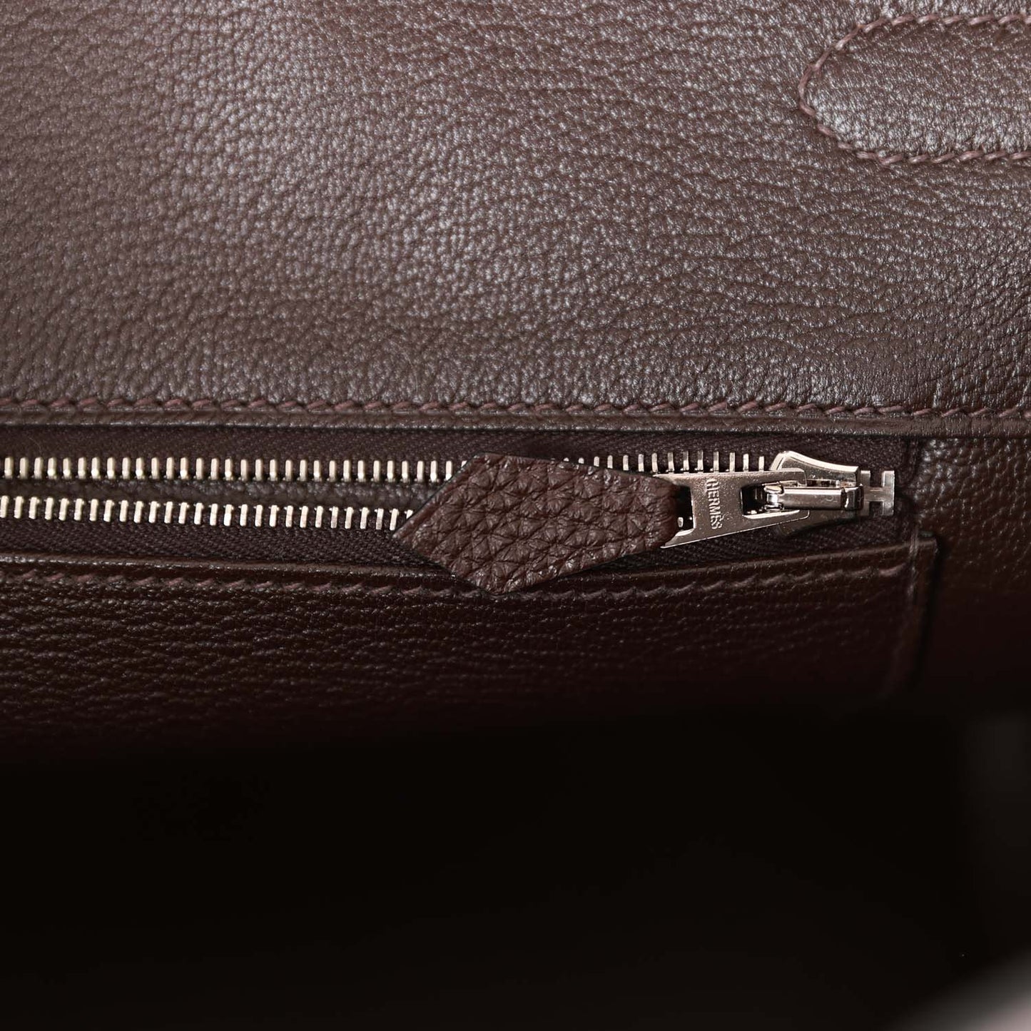 Top Quality Luxury Hermes Birkin 35 Chocolate Togo Palladium Hardware