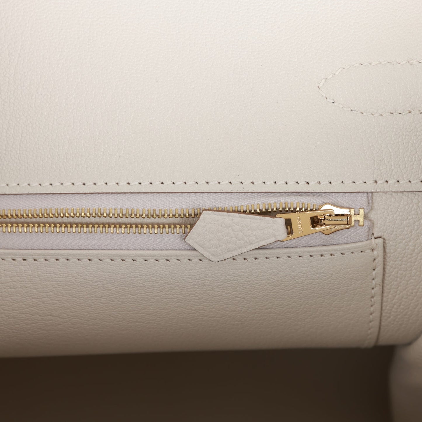 Luxury Hermes Birkin 35 Gris Pale Togo Gold Hardware