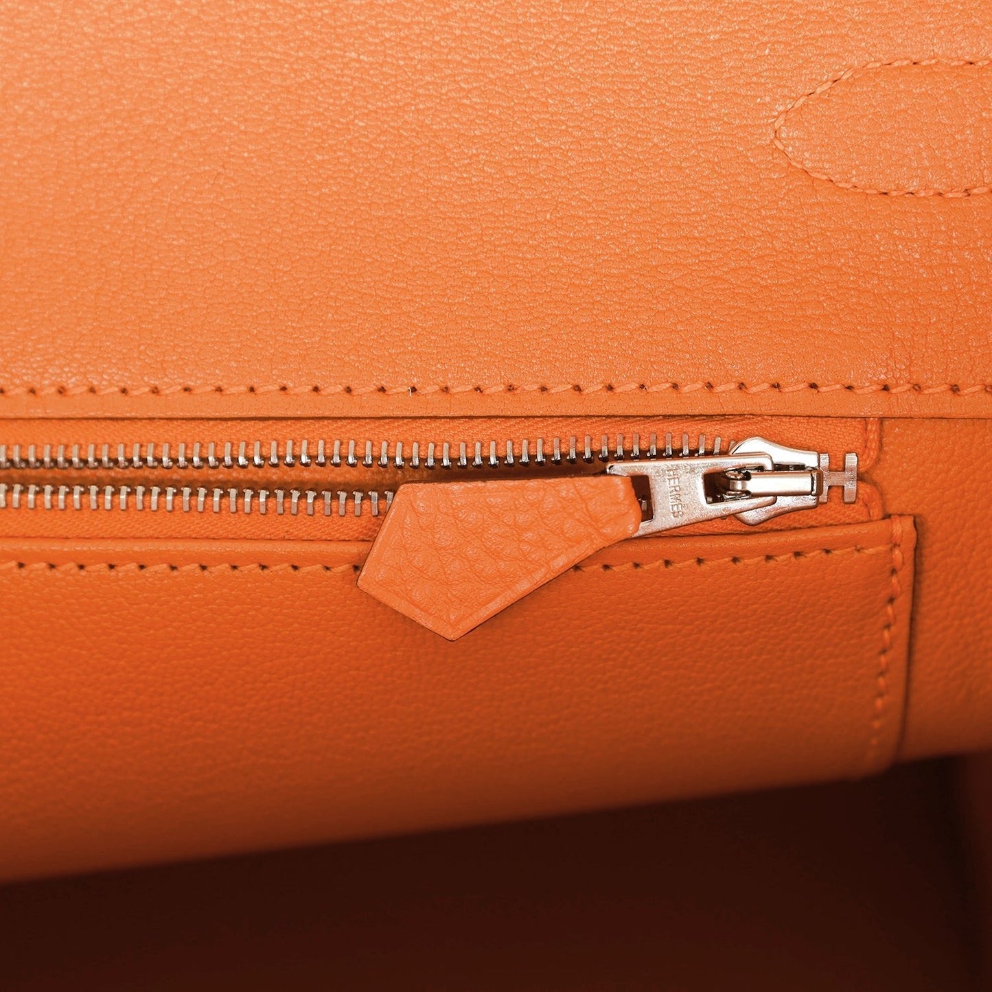 Top Quality Luxury Hermes Birkin 35 Orange H Togo Palladium Hardware
