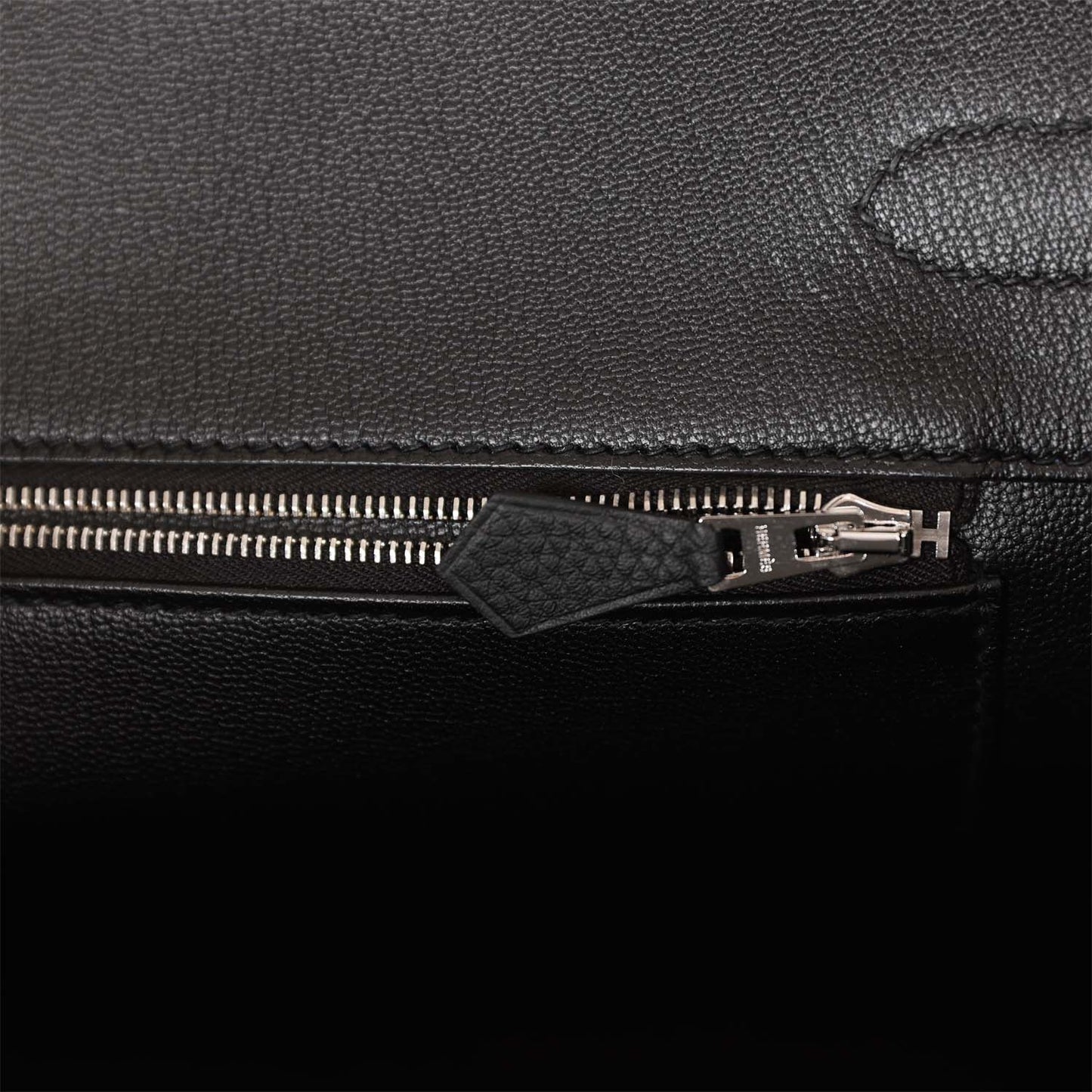 Luxury Hermes Birkin 35 Black Togo Palladium Hardware