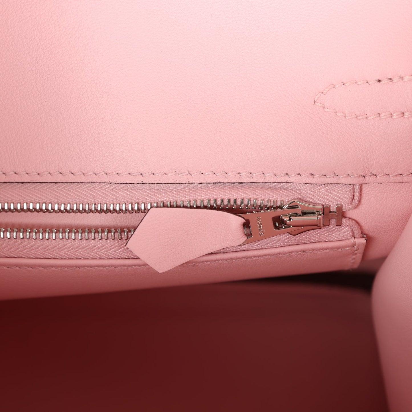 Luxury Hermes Birkin 25 Rose Sakura Swift Palladium Hardware