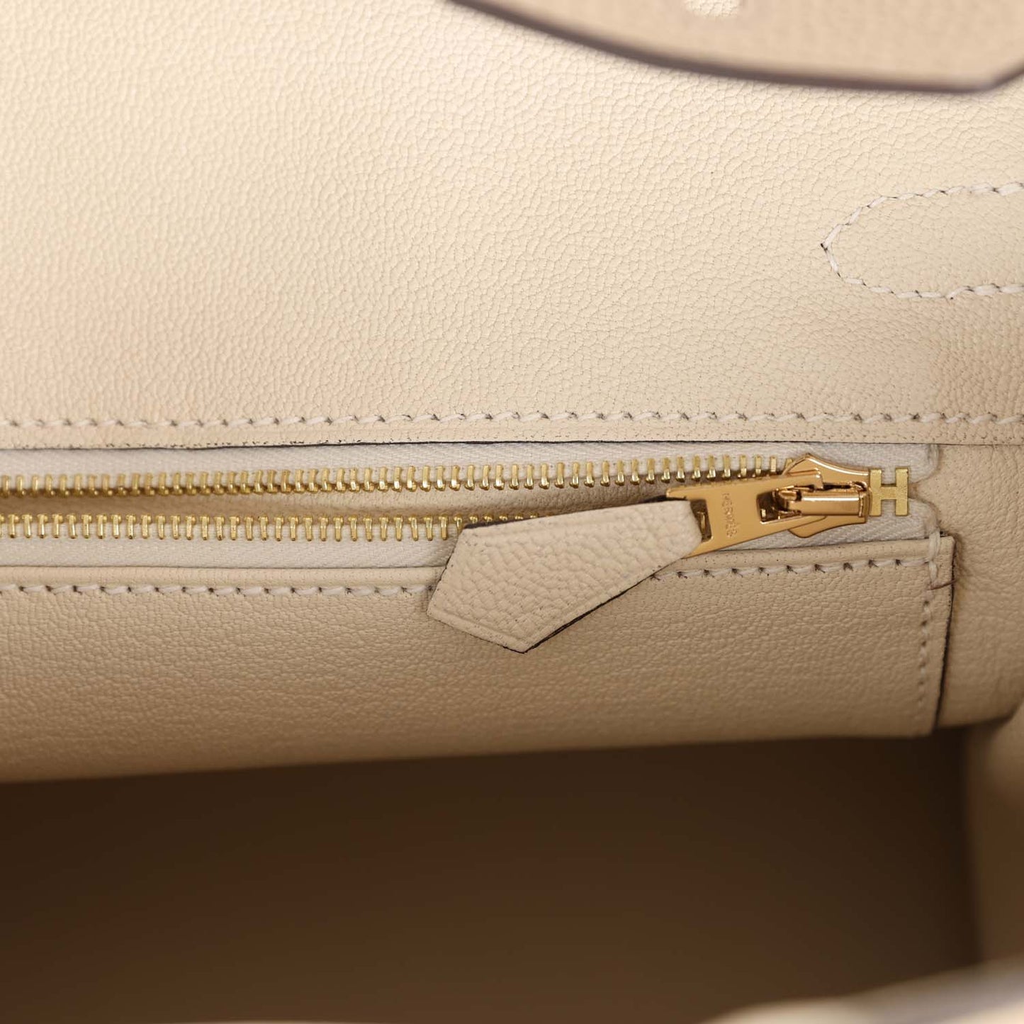 Luxury Hermes Special Order (HSS) Birkin 25 Trench and Beton Togo Gold Hardware