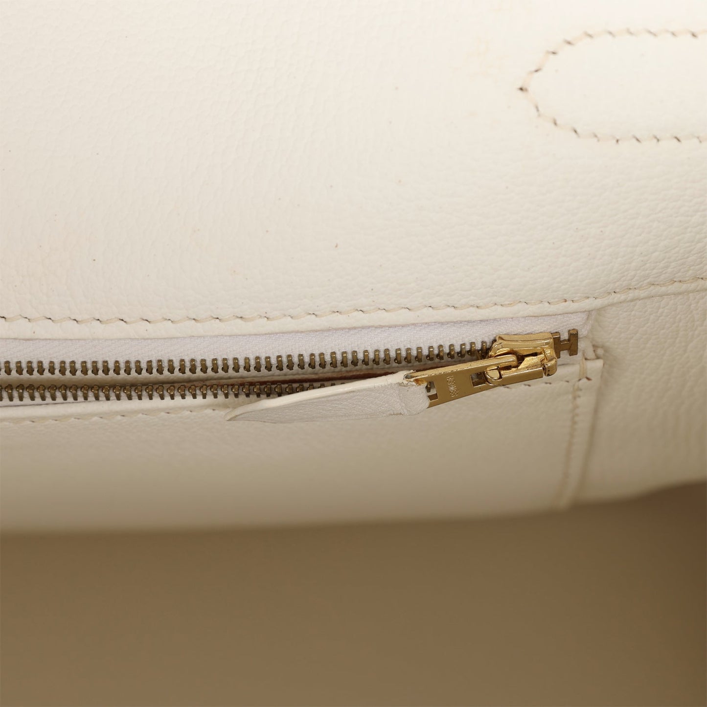 Top Quality Luxury Hermes Birkin 35 White Epsom Gold Hardware
