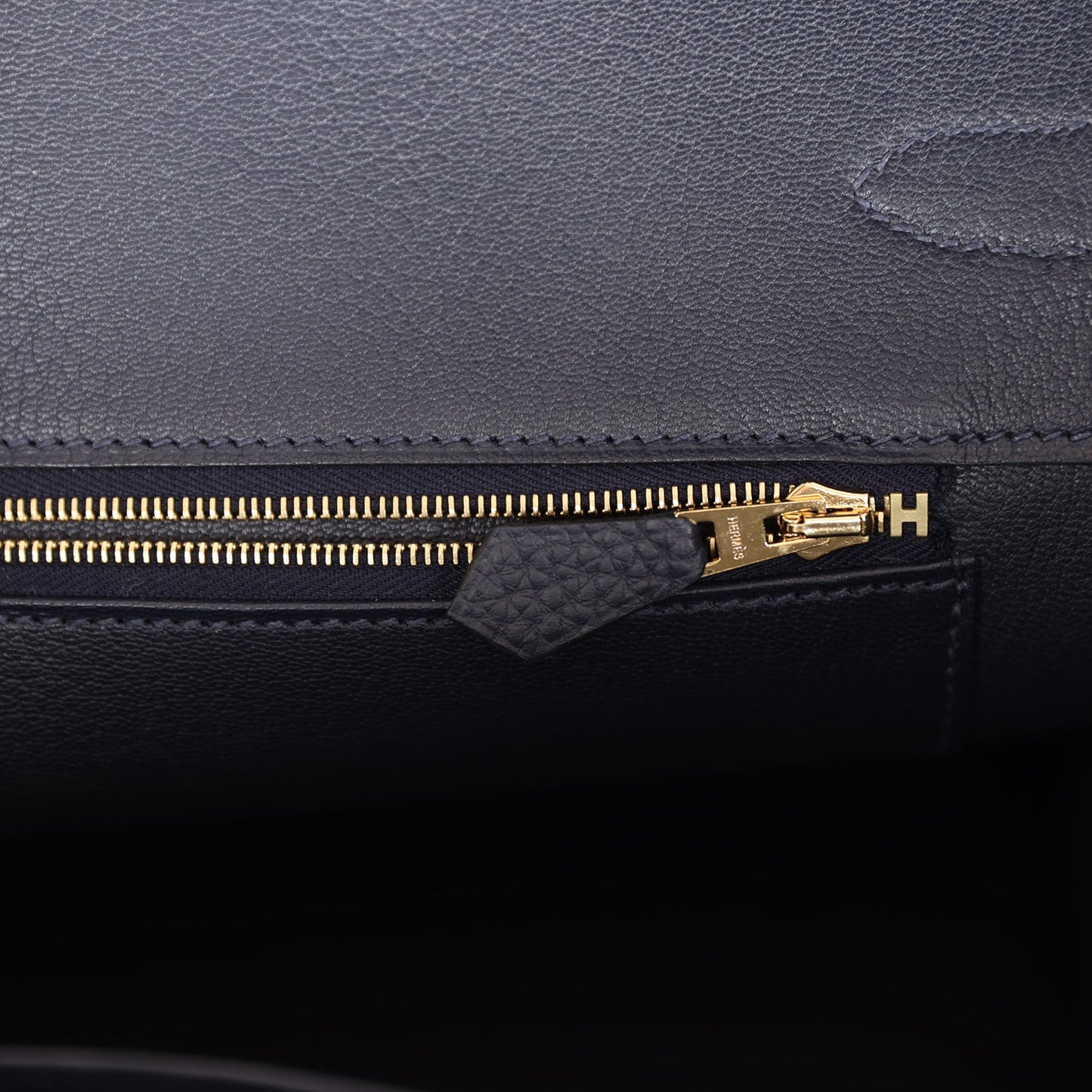 Luxury Hermes Birkin 35 Bleu Nuit Togo Gold Hardware