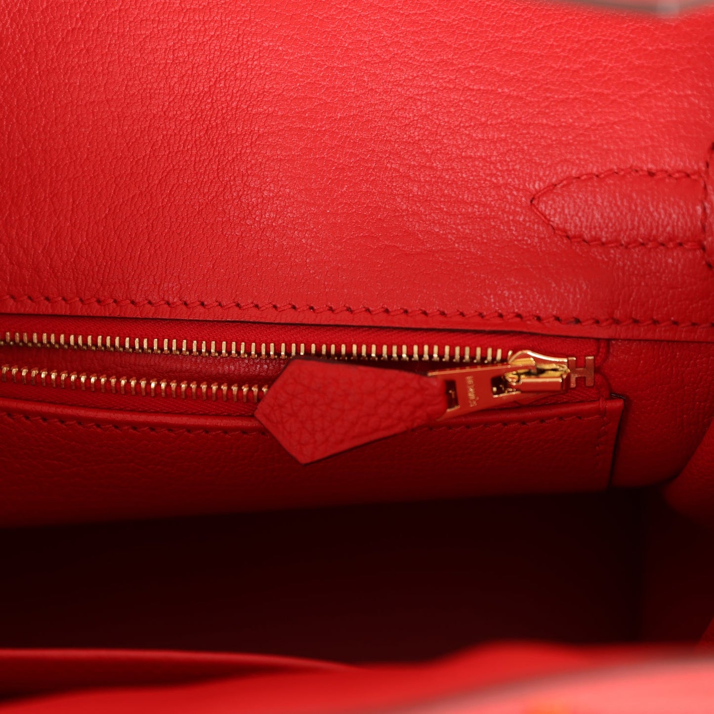 Luxury Hermes Birkin 25 Rouge de Coeur Togo Gold Hardware