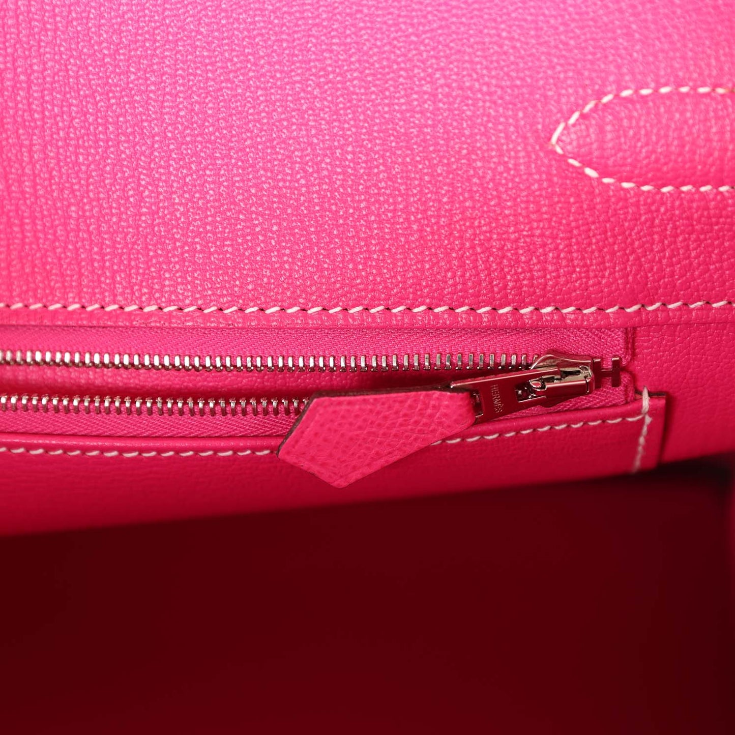 Luxury Hermes Birkin 35 Rose Tyrien Epsom Palladium Hardware