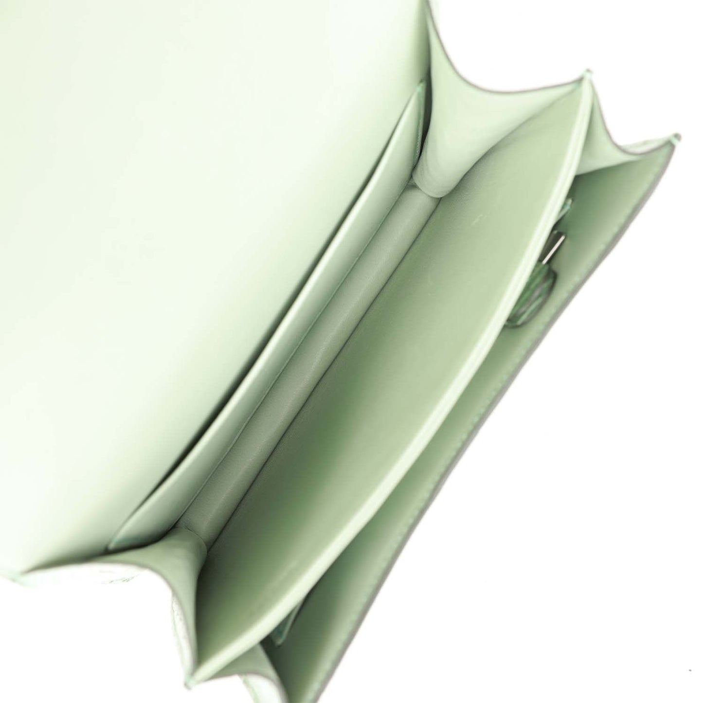 Luxury Hermes Constance 1-18 Vert D'Eau Matte Alligator Palladium Hardware