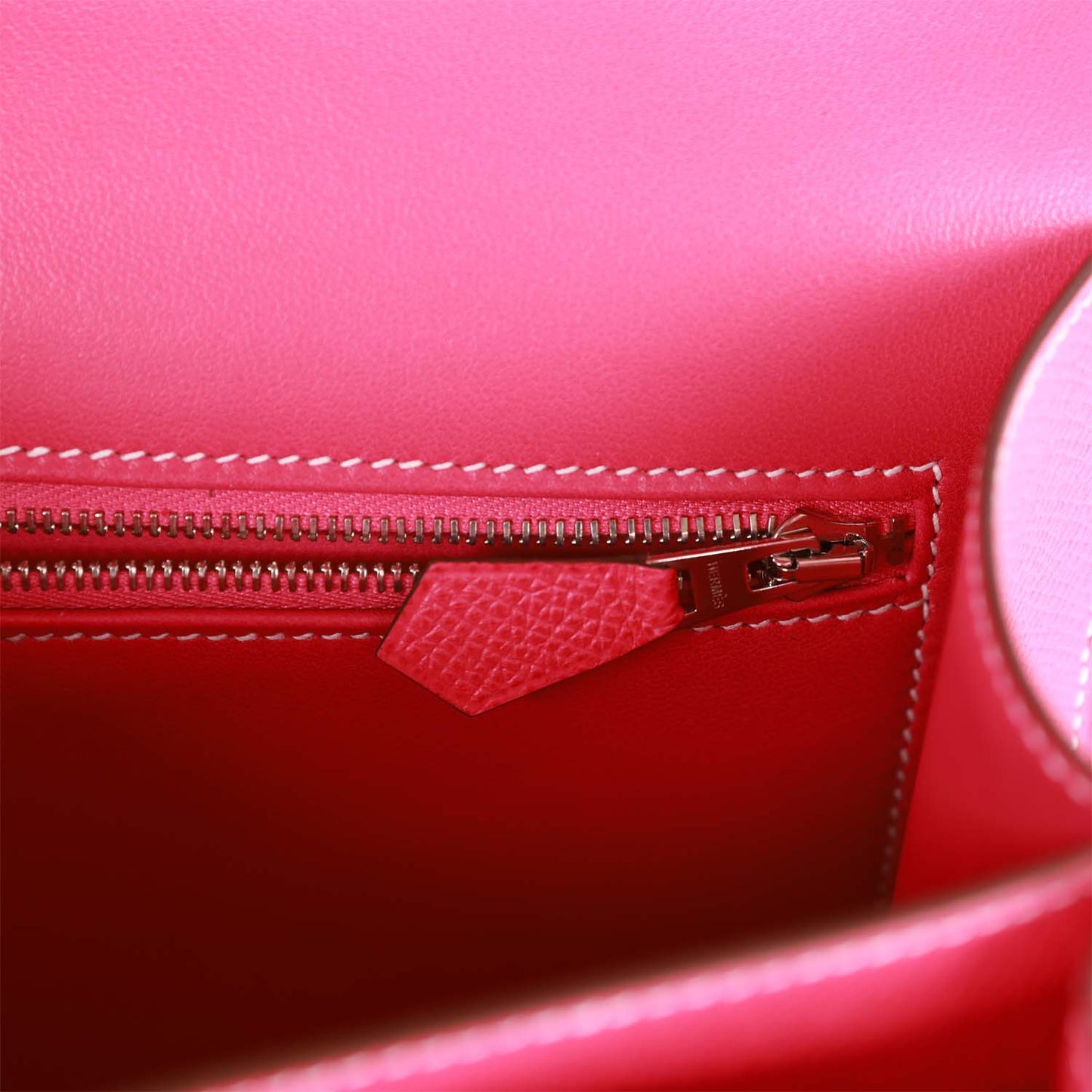 Luxury Hermes Constance 24 Rose Tyrien Epsom Palladium Hardware