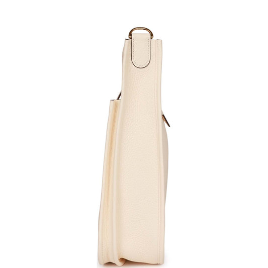 Luxury Hermes Evelyne III PM Nata Clemence Gold Hardware