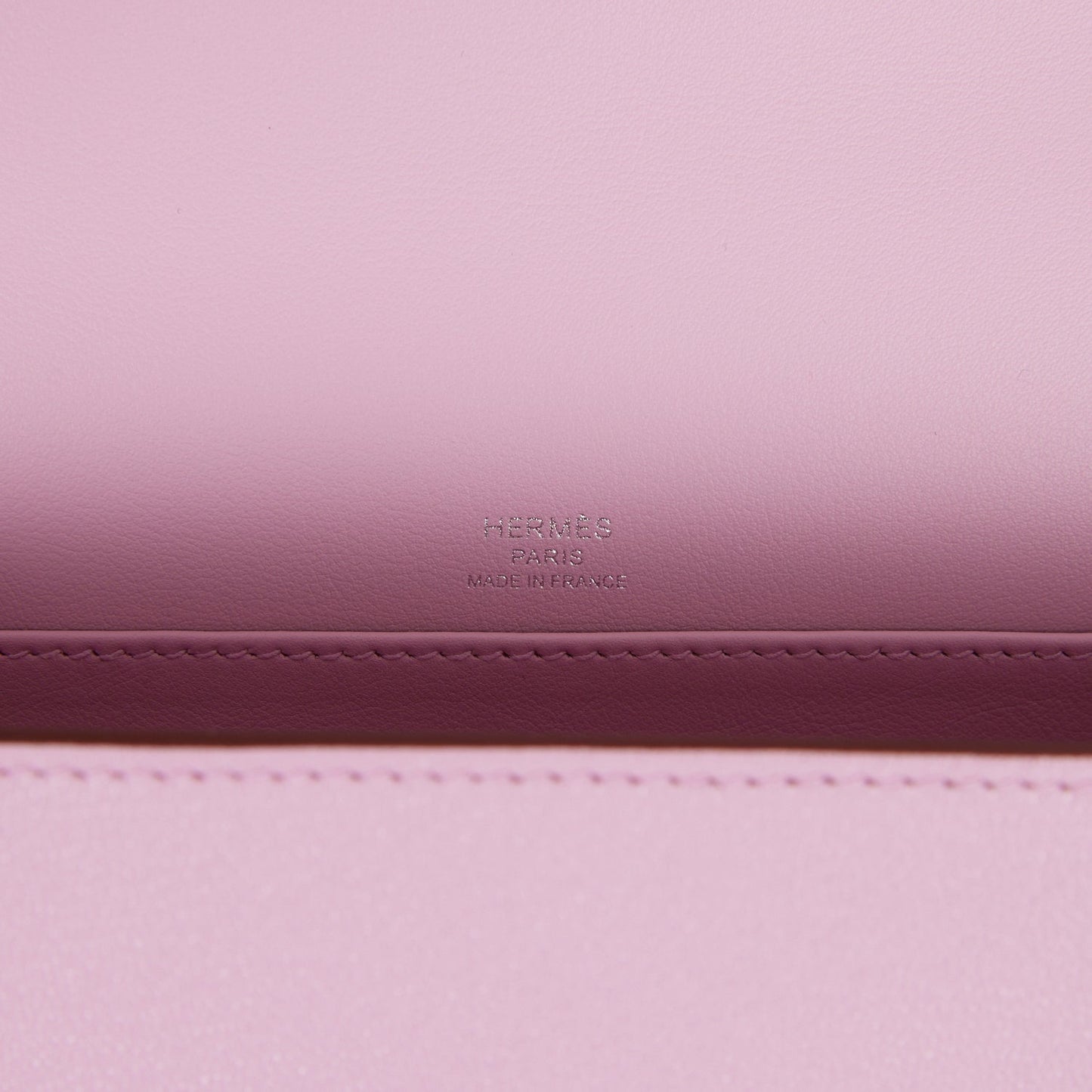 Luxury Hermes Geta Mauve Sylvestre Chevre Palladium Hardware