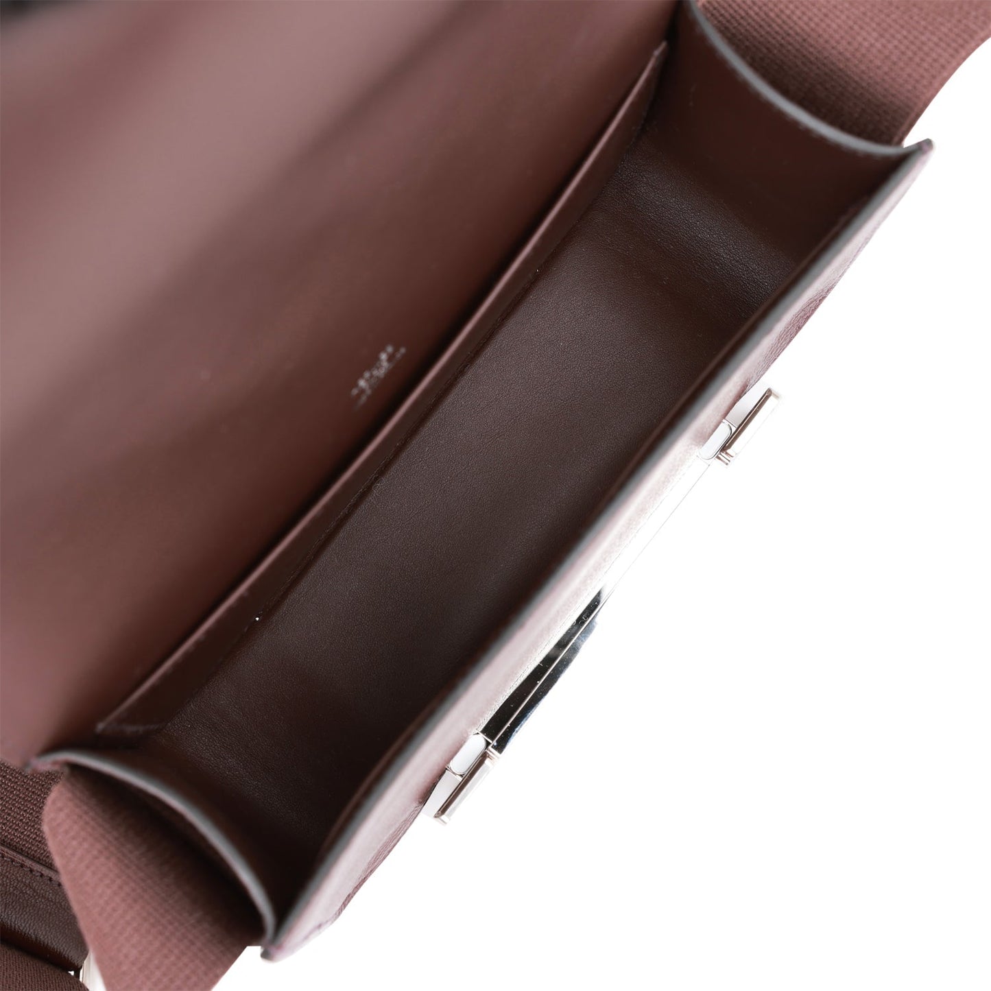 Luxury Hermes Geta Rouge Sellier Chevre Palladium Hardware