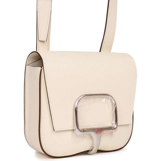 Luxury Hermes Mini Della Cavallera Nata Epsom Palladium Hardware