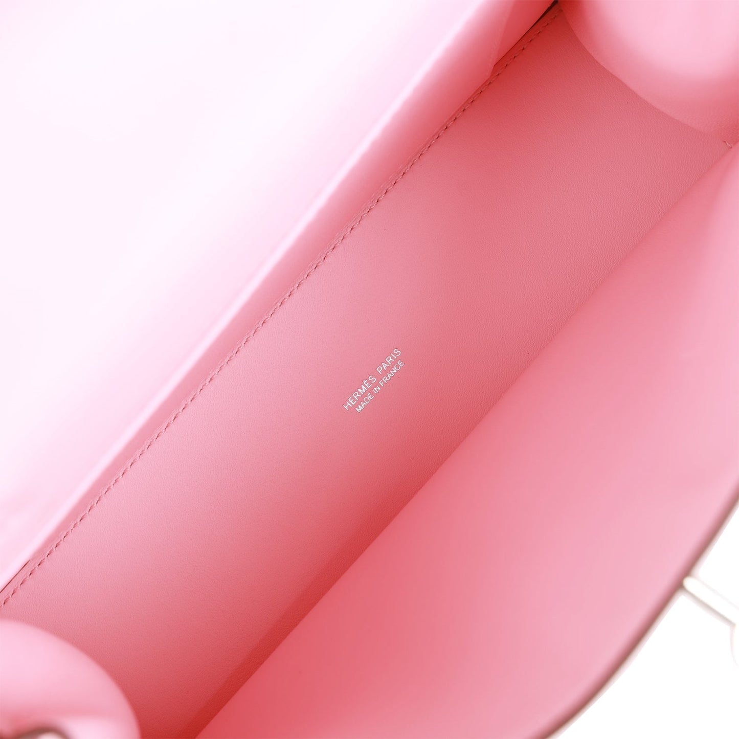 Luxury Hermes Kelly Danse Rose Sakura Swift Palladium Hardware