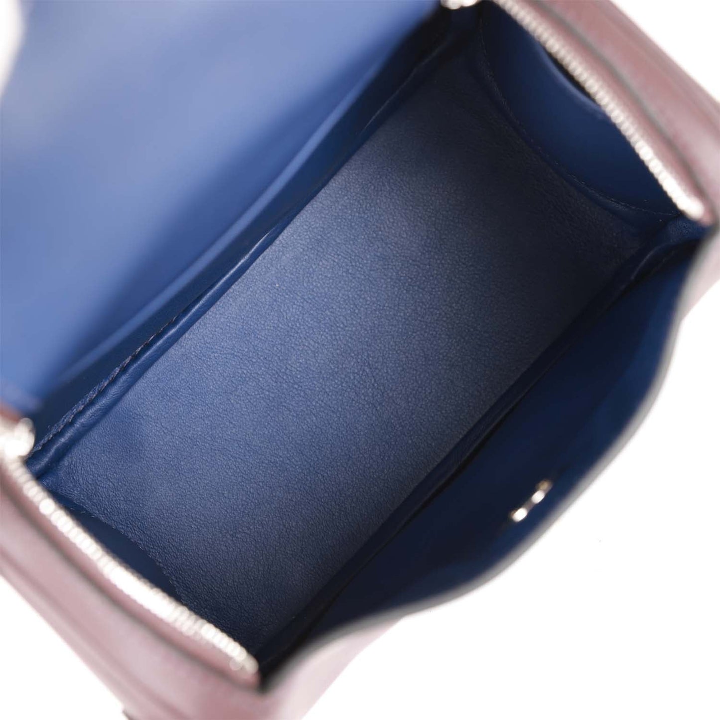 Luxury Hermes Mini Lindy Rouge Sellier Verso Swift Palladium Hardware