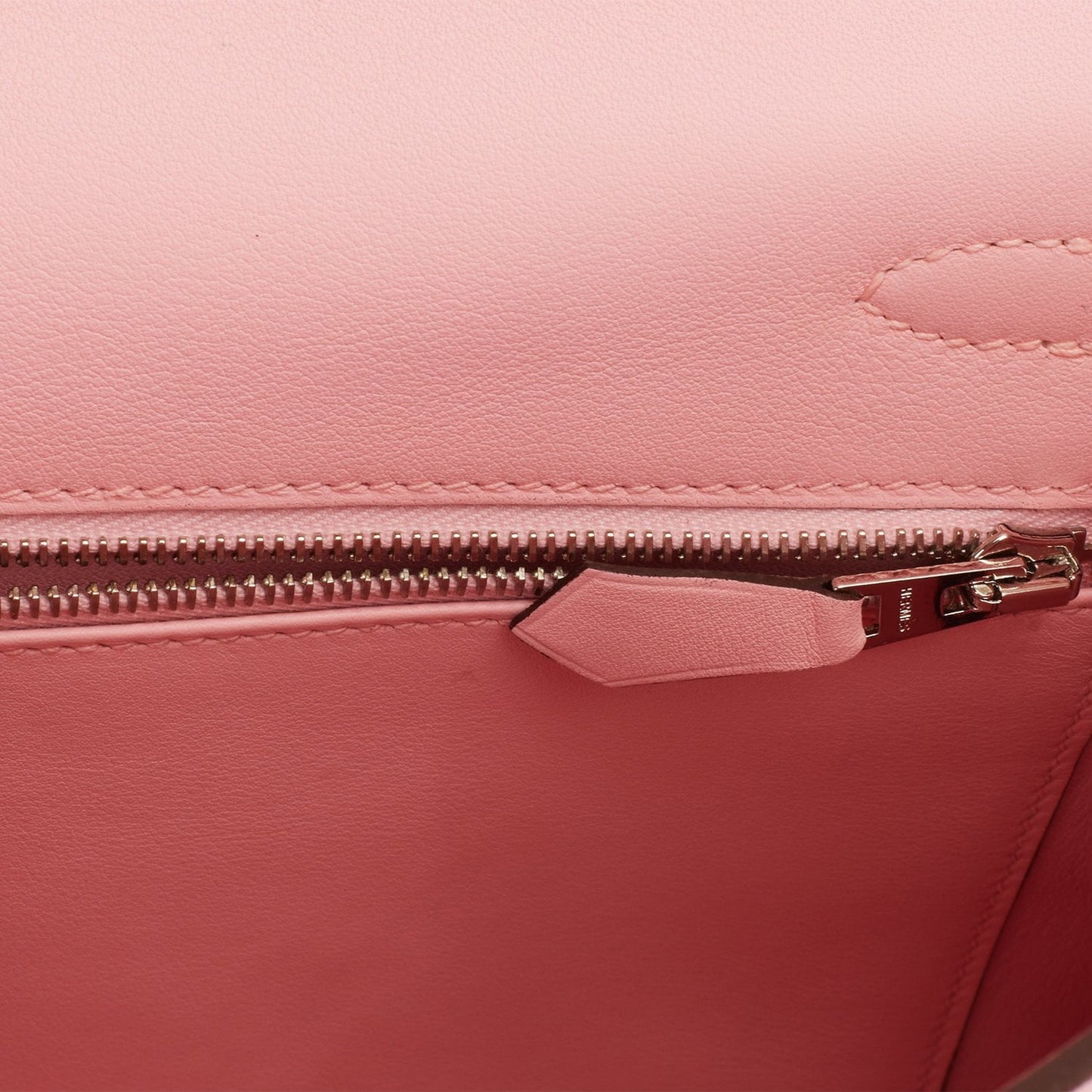 Luxury Hermes Kelly Retourne 25 Rose Sakura Swift Palladium Hardware