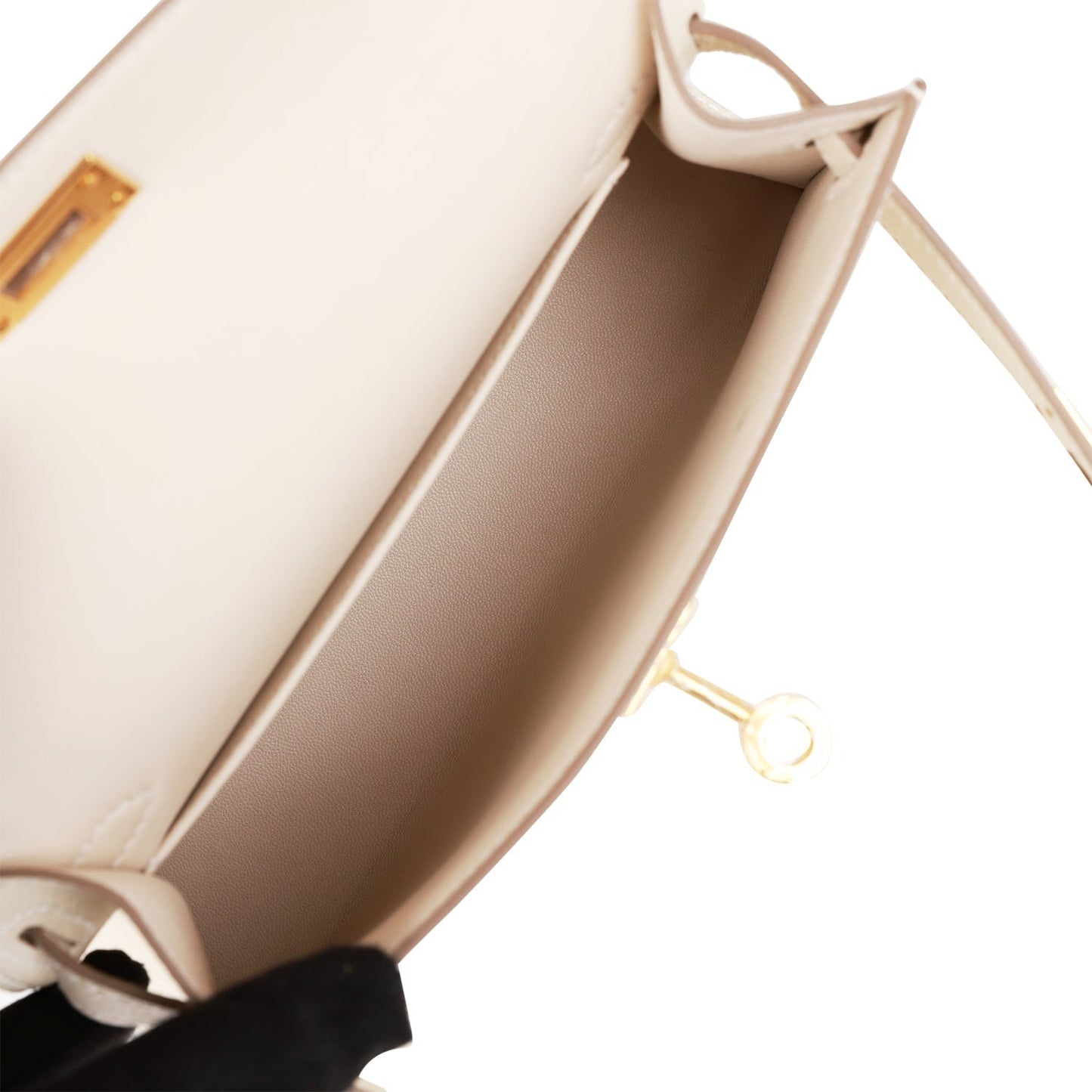Luxury Hermes Kelly Sellier 20 Craie Epsom Gold Hardware
