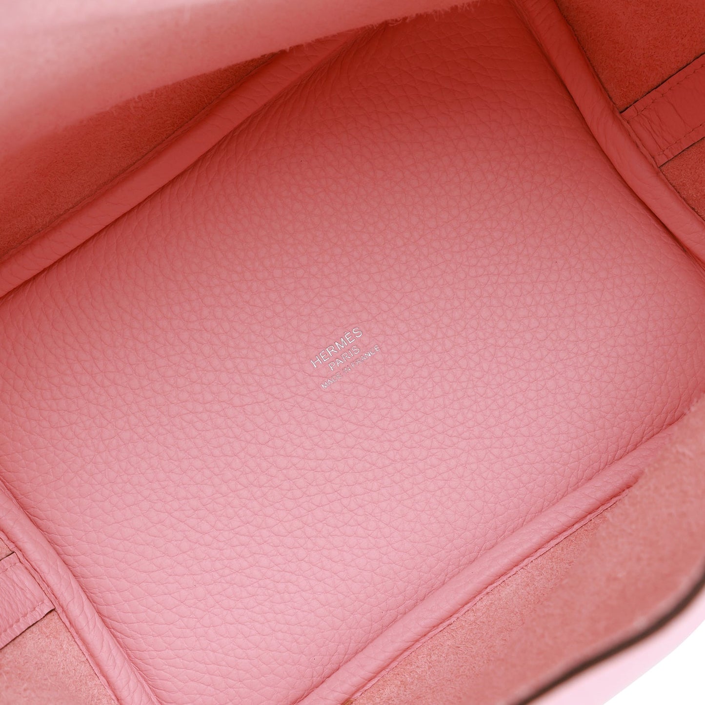 Luxury Hermes Picotin Lock 18 Rose Sakura Clemence Palladium Hardware