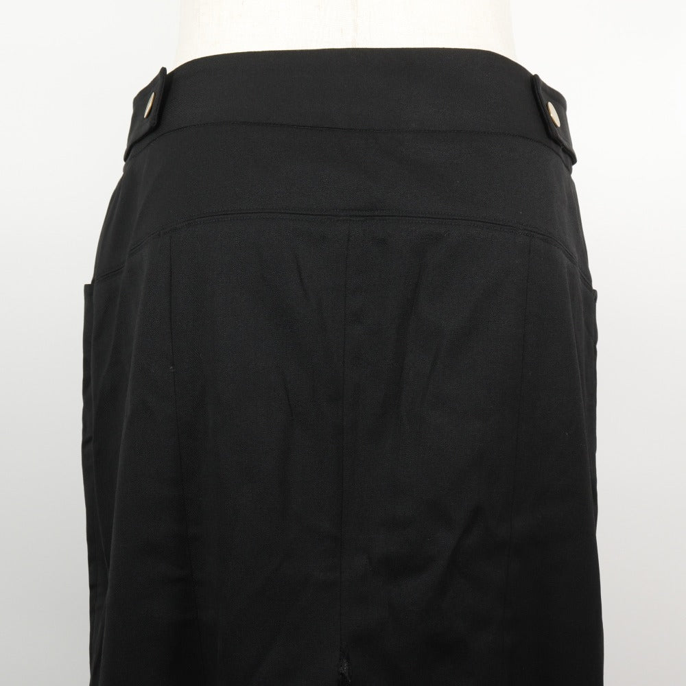Luxury Gucci Trending 2025 Wool Polyurethane Skirt Black