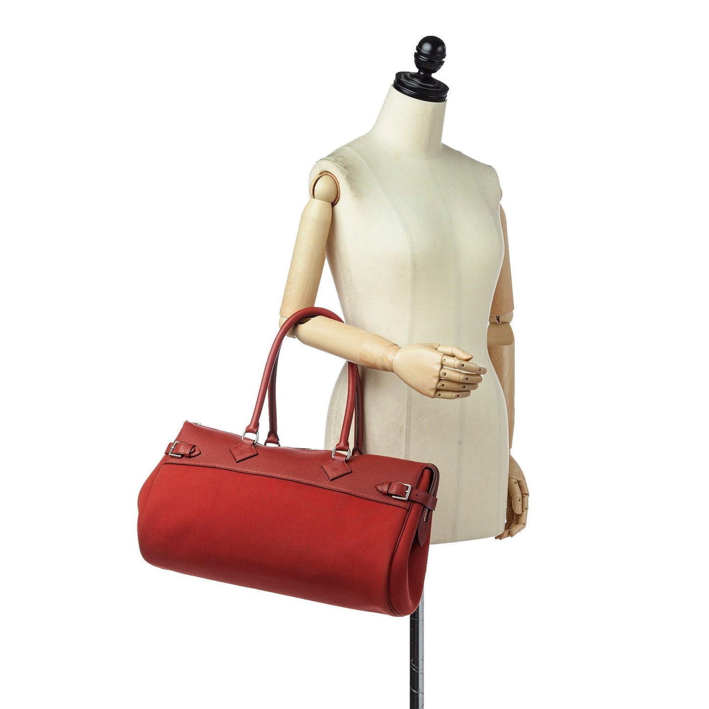 Luxury Hermes Atlas Canvas Shoulder Bag (SHG-37653)