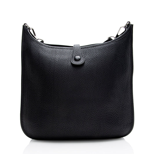 Luxury Hermes Clemence Evelyne I PM Shoulder Bag (SHF-21644)