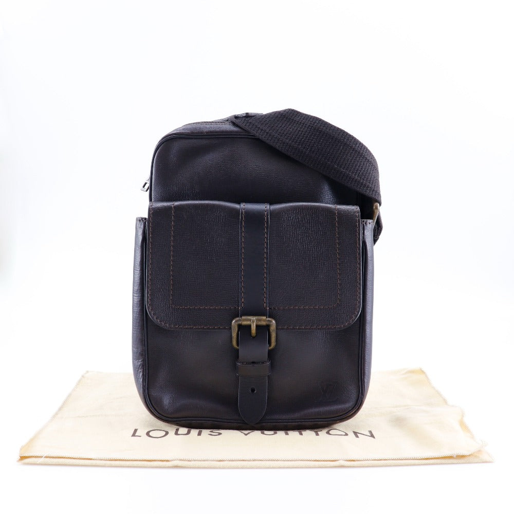 Louis Vuitton Leather Iroquois Shoulder Bag M92534