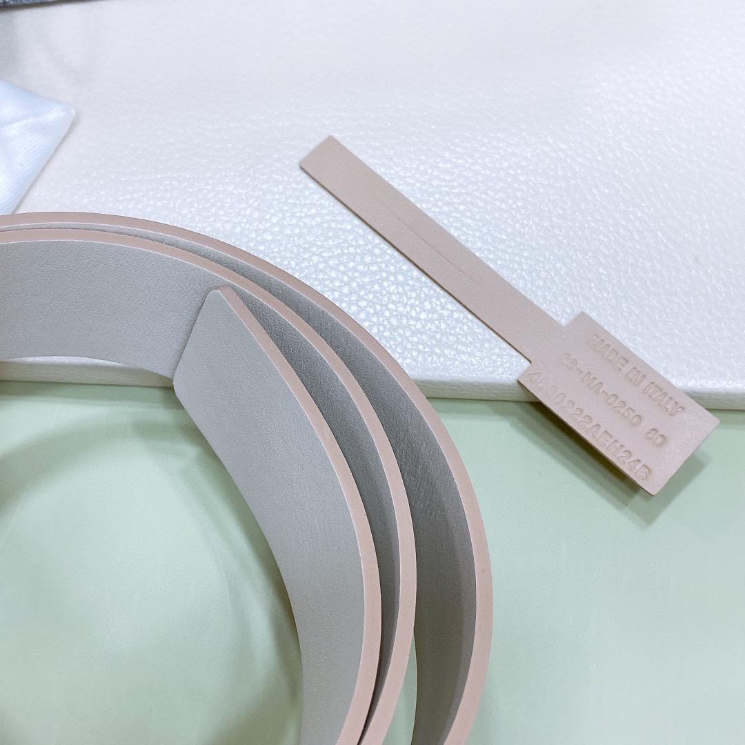 Luxury Chanel cd 30 montaigne reversible grey brown belt 3cm