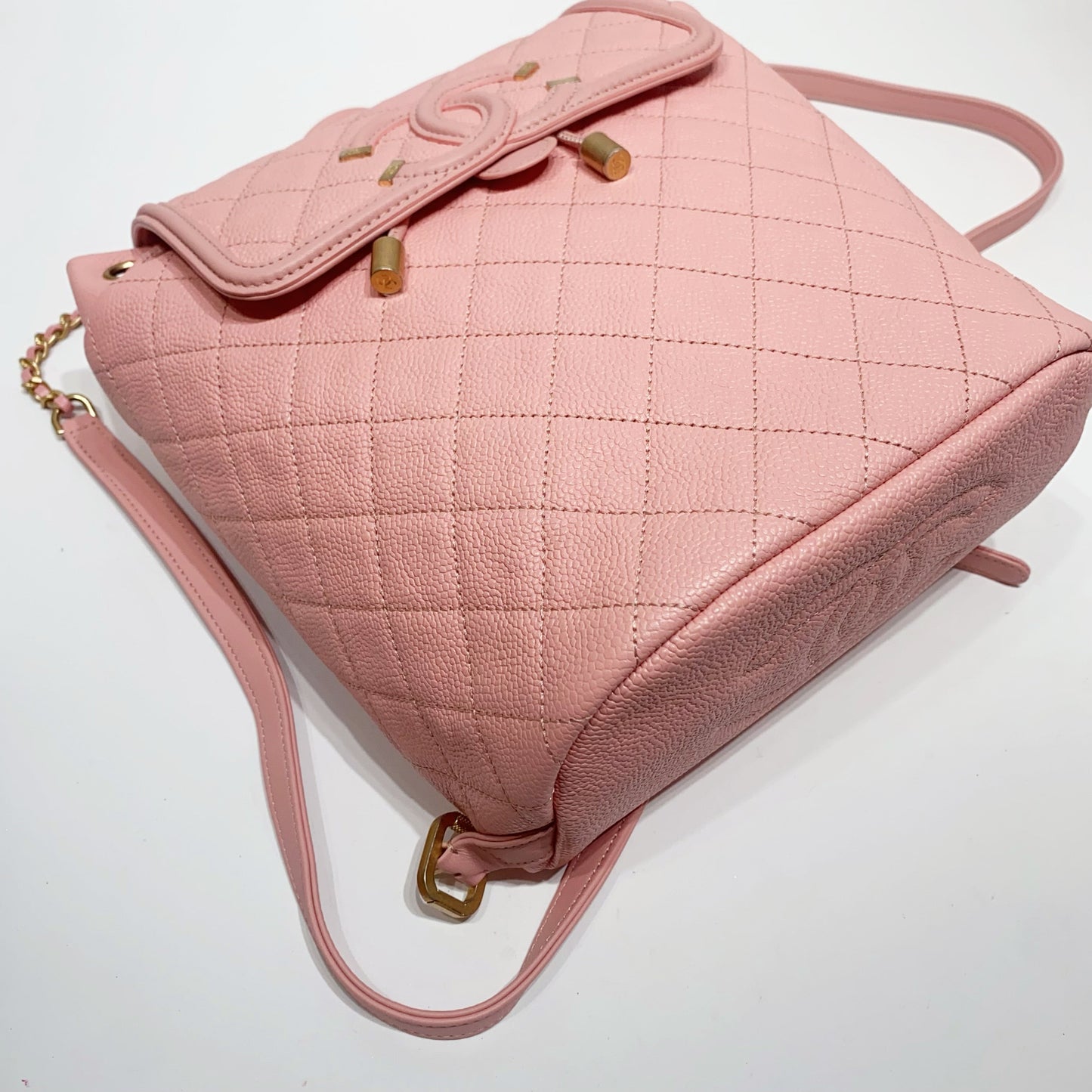 No.4131-Chanel Caviar CC Filigree Backpack (Unused / 未使用品)