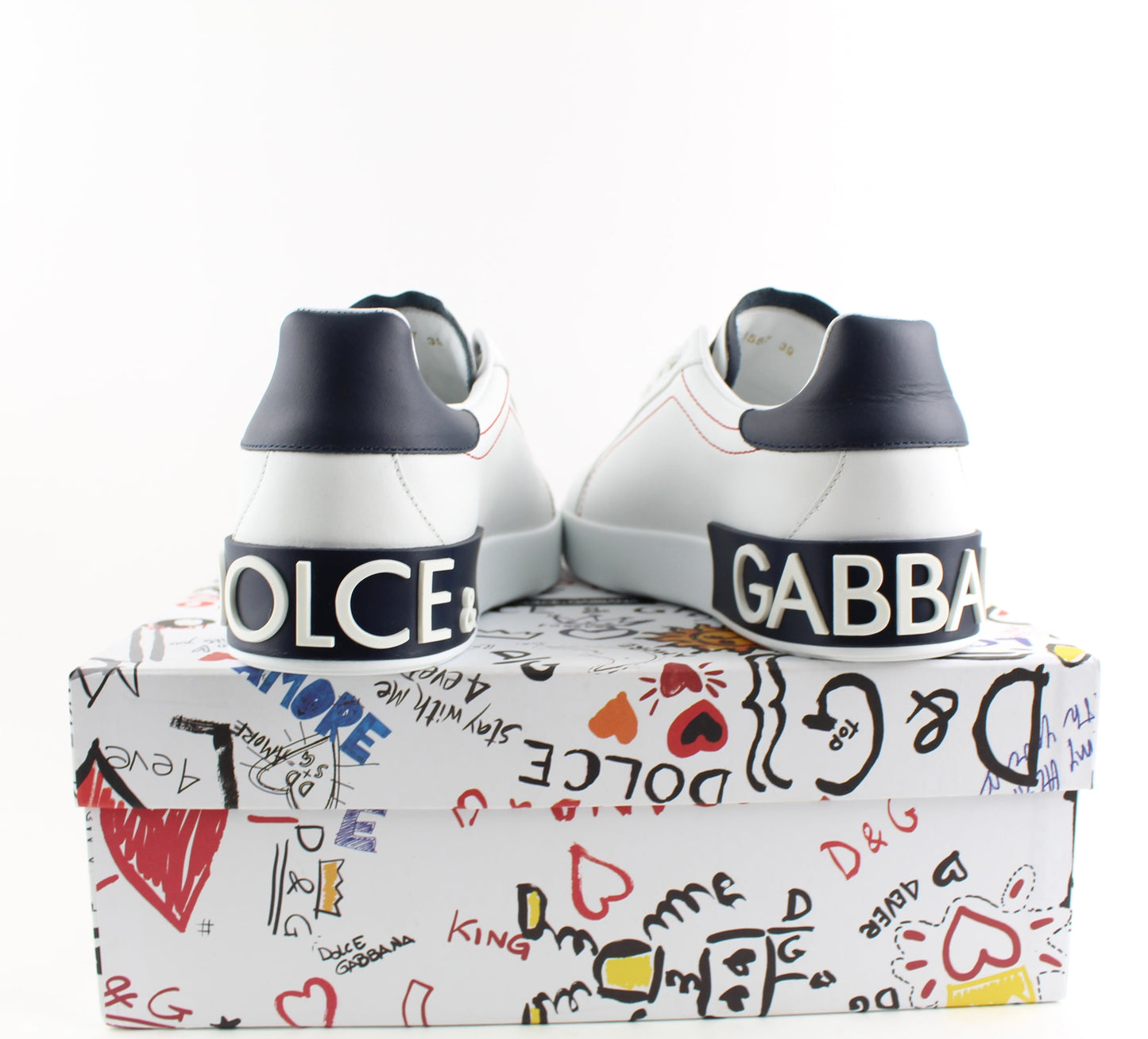 DOLCE & GABBANA PORTOFINO SNEAKERS SIZE 39