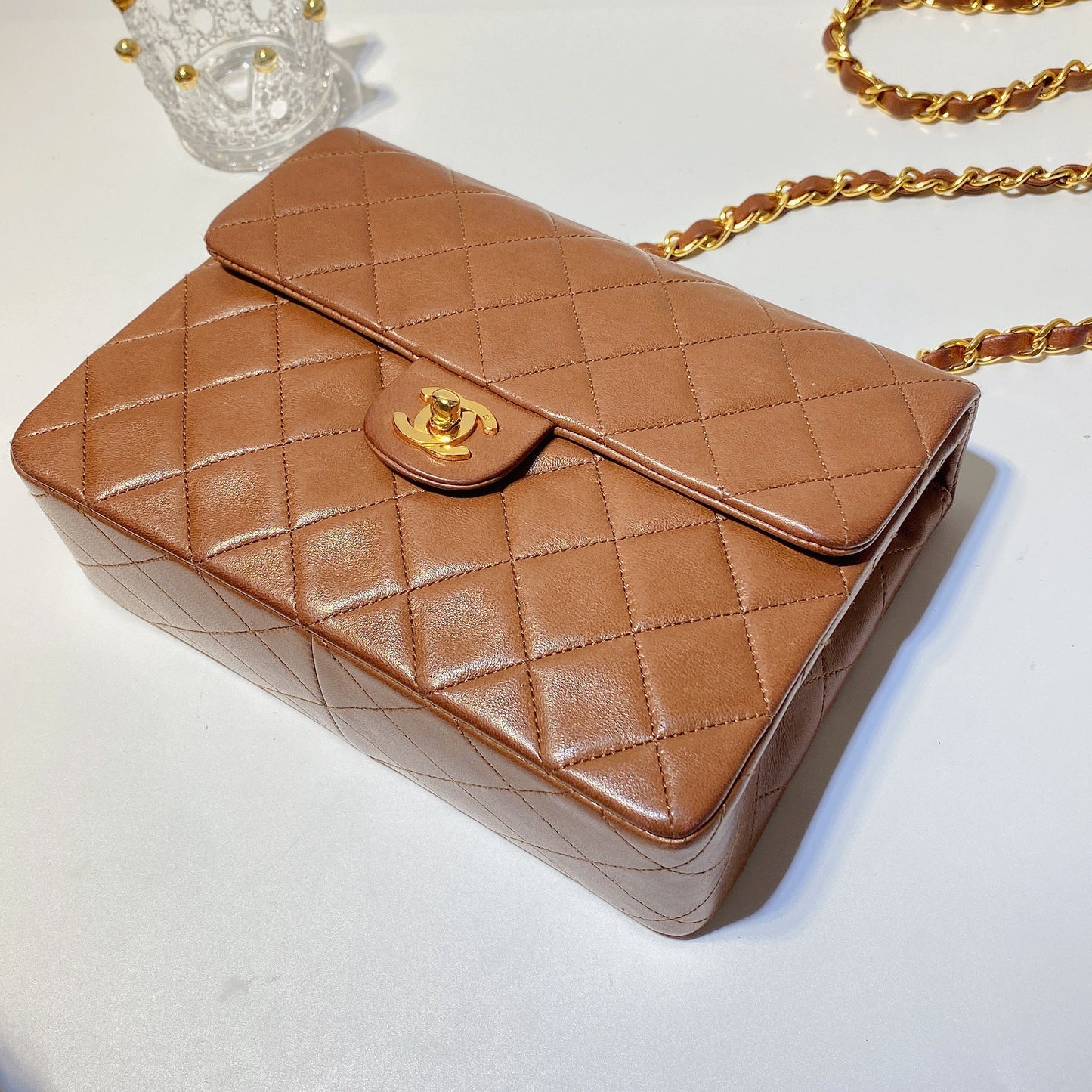 No.2816-Chanel Vintage Lambskin Classic Mini 20cm