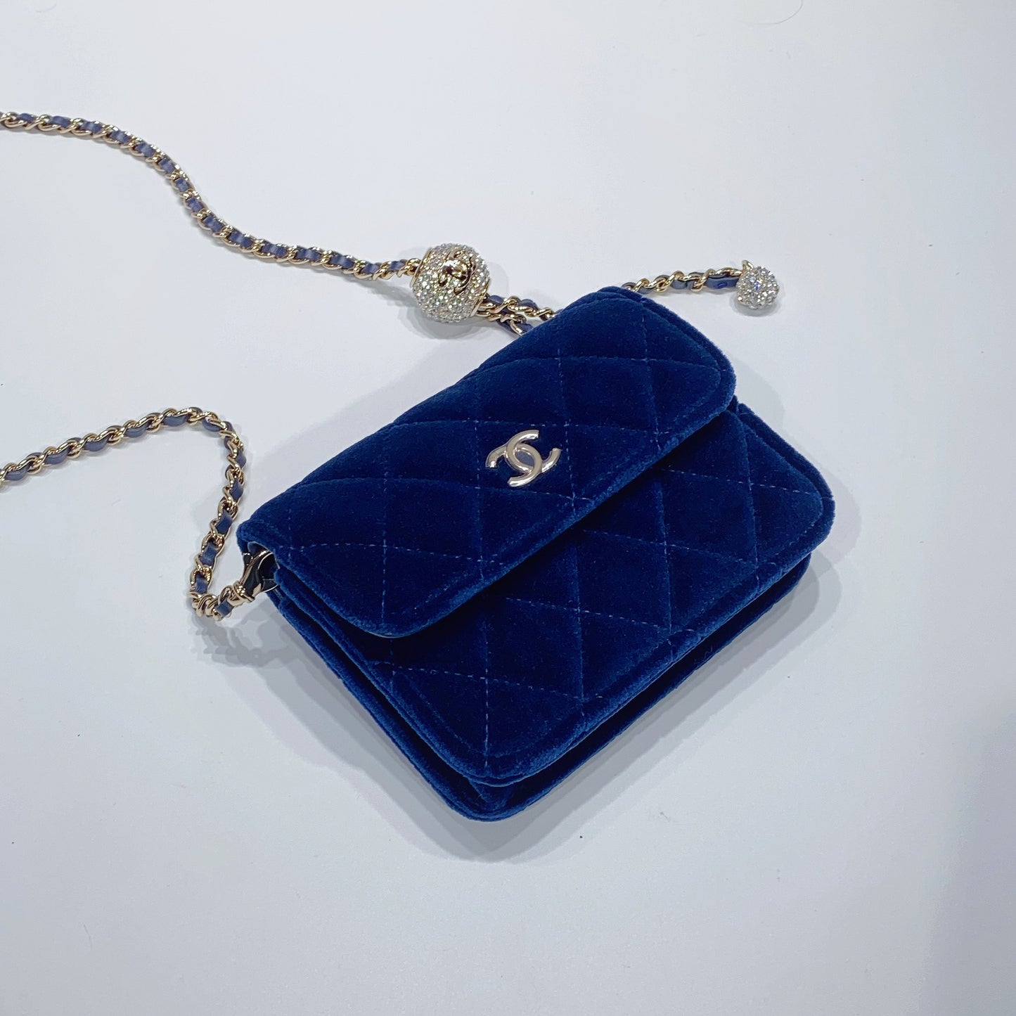 No.3723-Chanel Pearl Crush Clutch With Chain (Brand New / 全新貨品)
