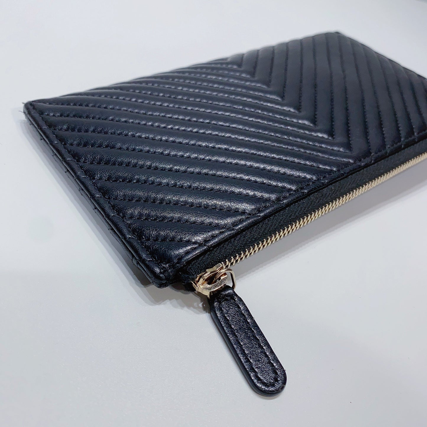 No.3724-Chanel Boy Chevron Long Wallet