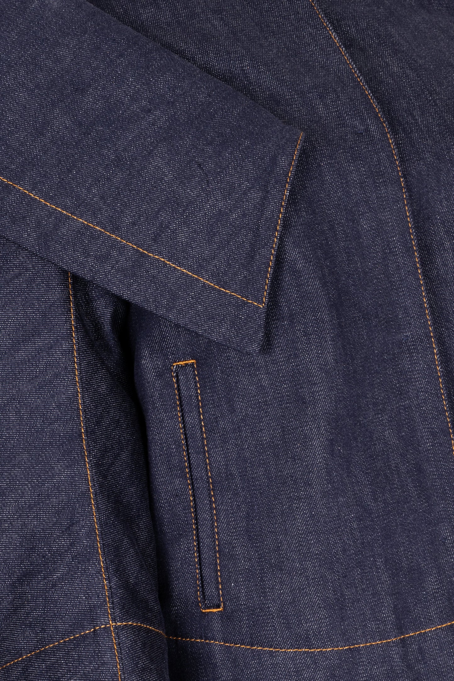 Luxury Fendi Shoulder Cut Out Denim Jacket
