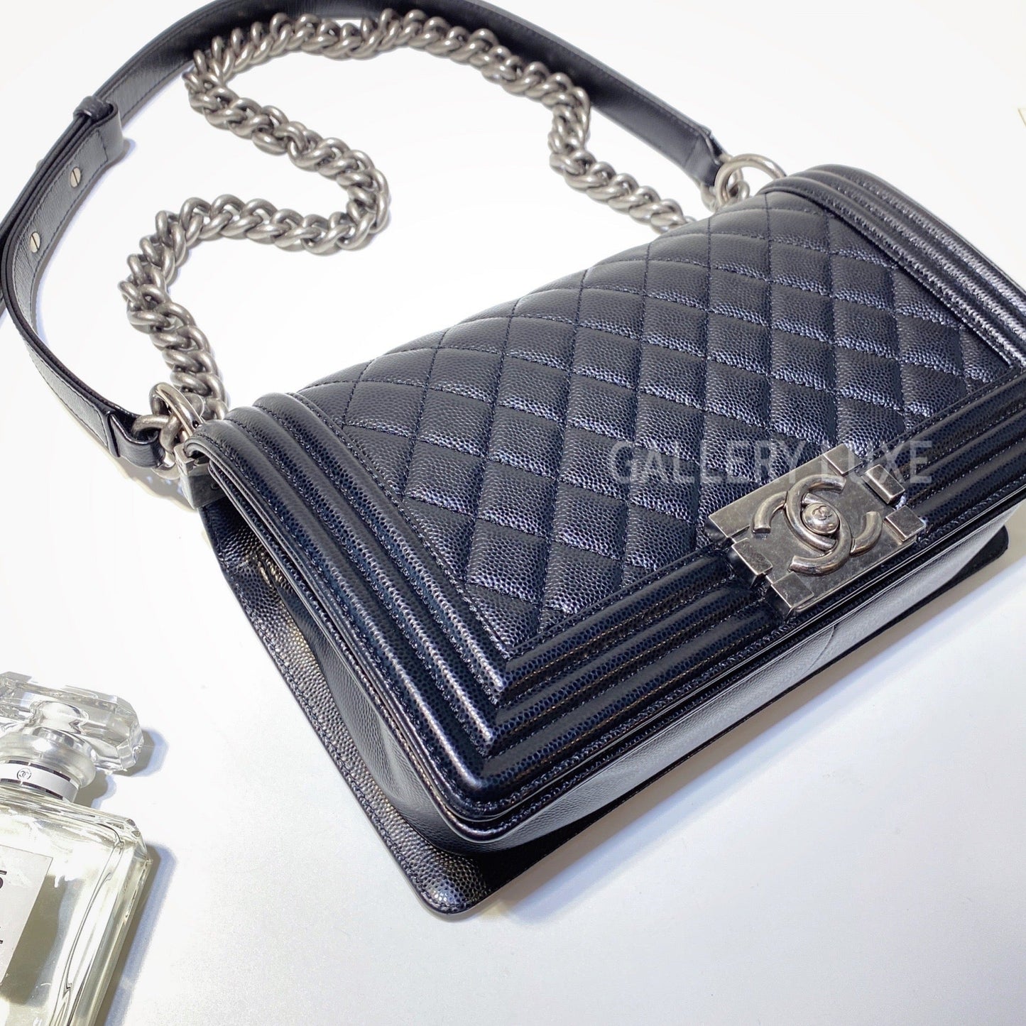 No.2957-Chanel Caviar Boy 25cm