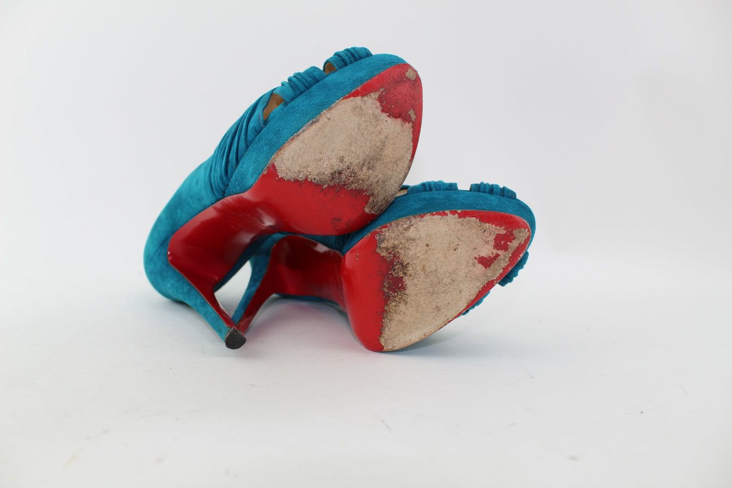 CHRISTIAN LOUBOUTIN ABORINA TWIST FRONT SIZE 38