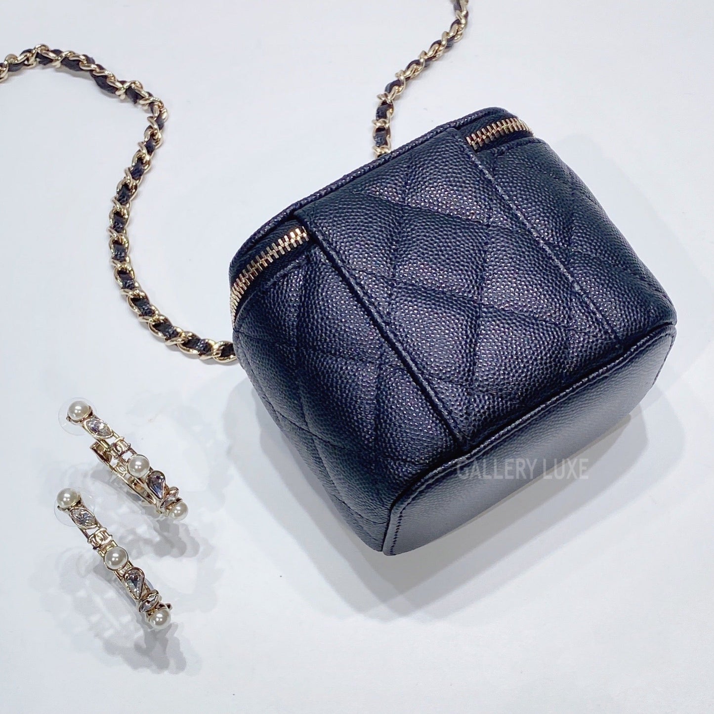 No.3437-Chanel Caviar Mini Vanity With Classic Chain (Brand New / 全新)