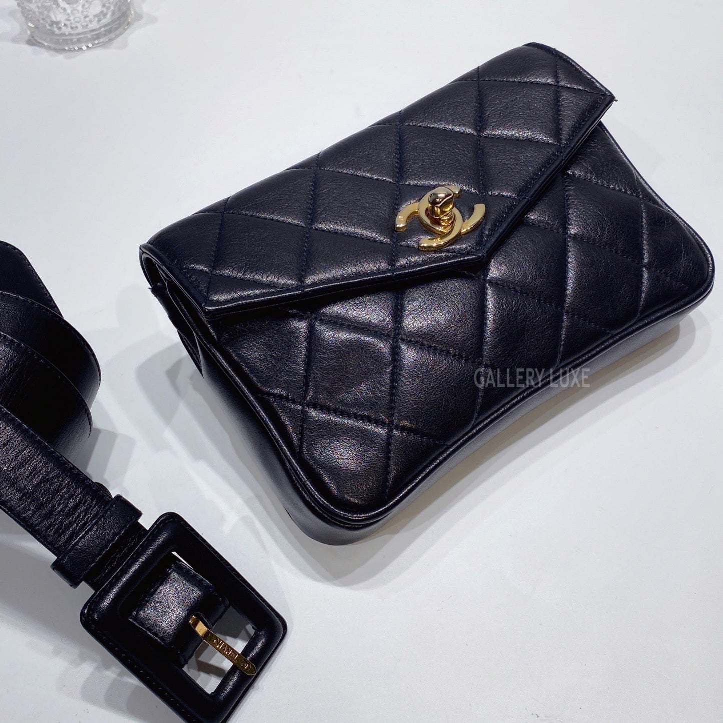 No.3408-Chanel Vintage Lambskin Belt Bag