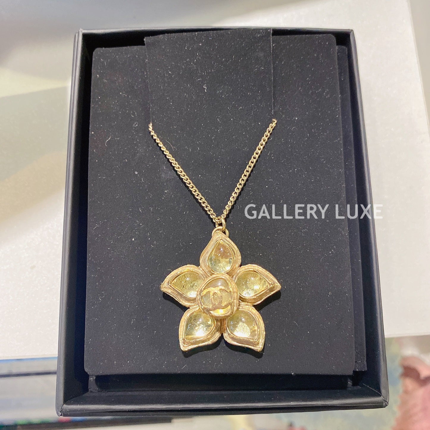 No.3345-Chanel Flower CC Necklace