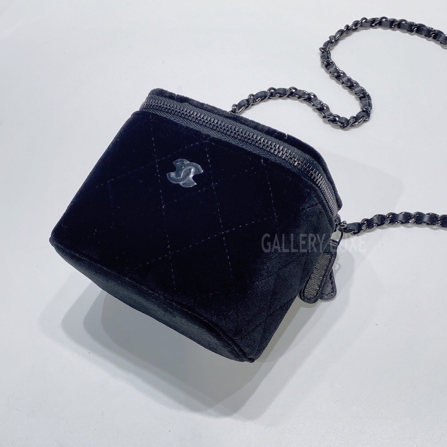 No.3421-Chanel Velvet Mini Vanity With Classic Chain (Brand New / 全新)