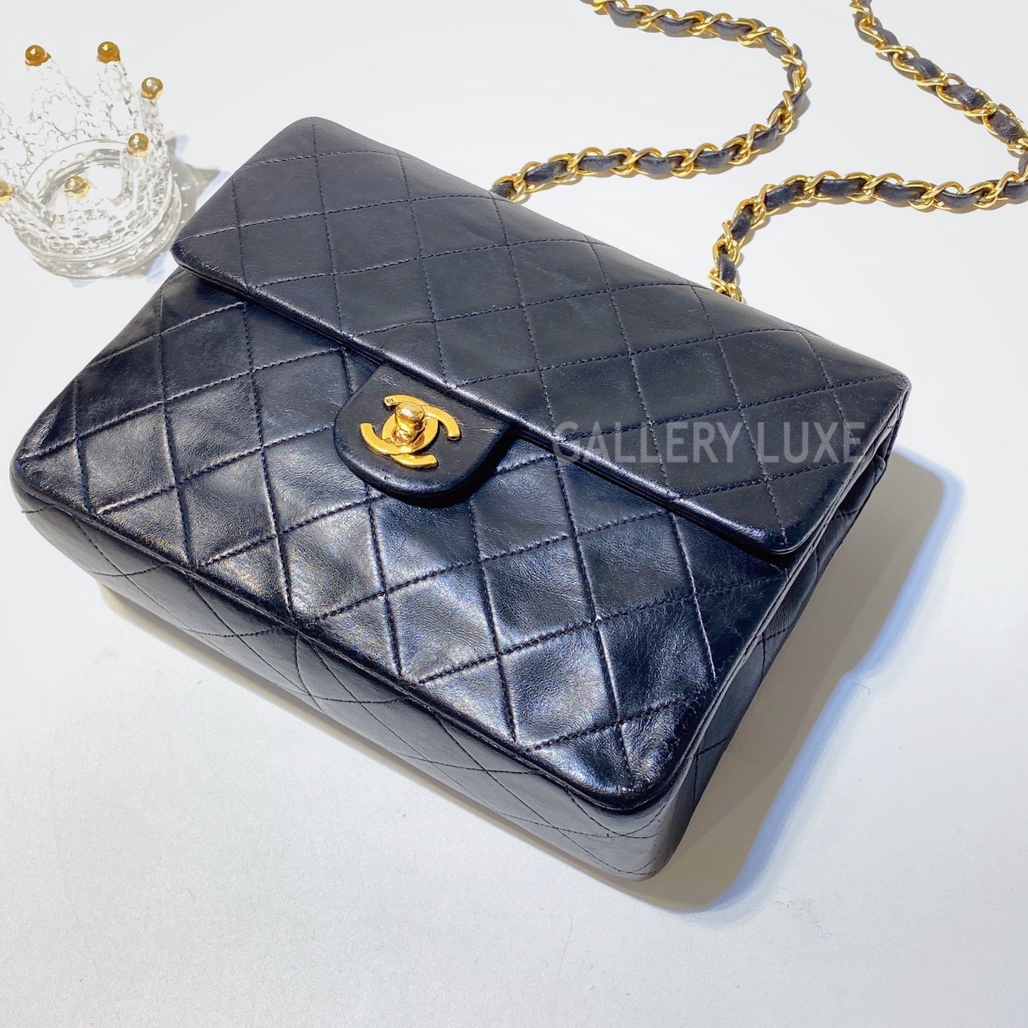 No.2918-Chanel Vintage Lambskin Classic Mini 20cm