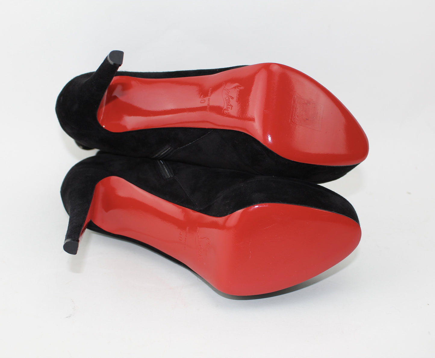 CHRISTIAN LOUBOUTIN BIANCA BOOTY 120MM SIZE 40