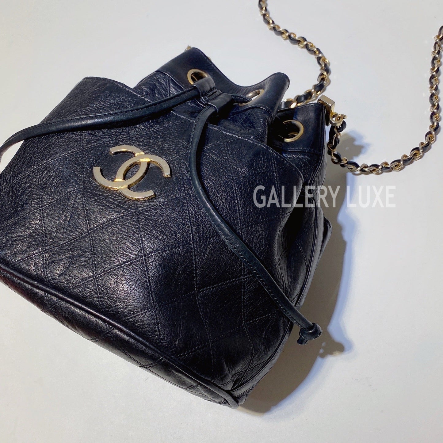 No.3230-Chanel Vintage Calfskin Bucket Bag