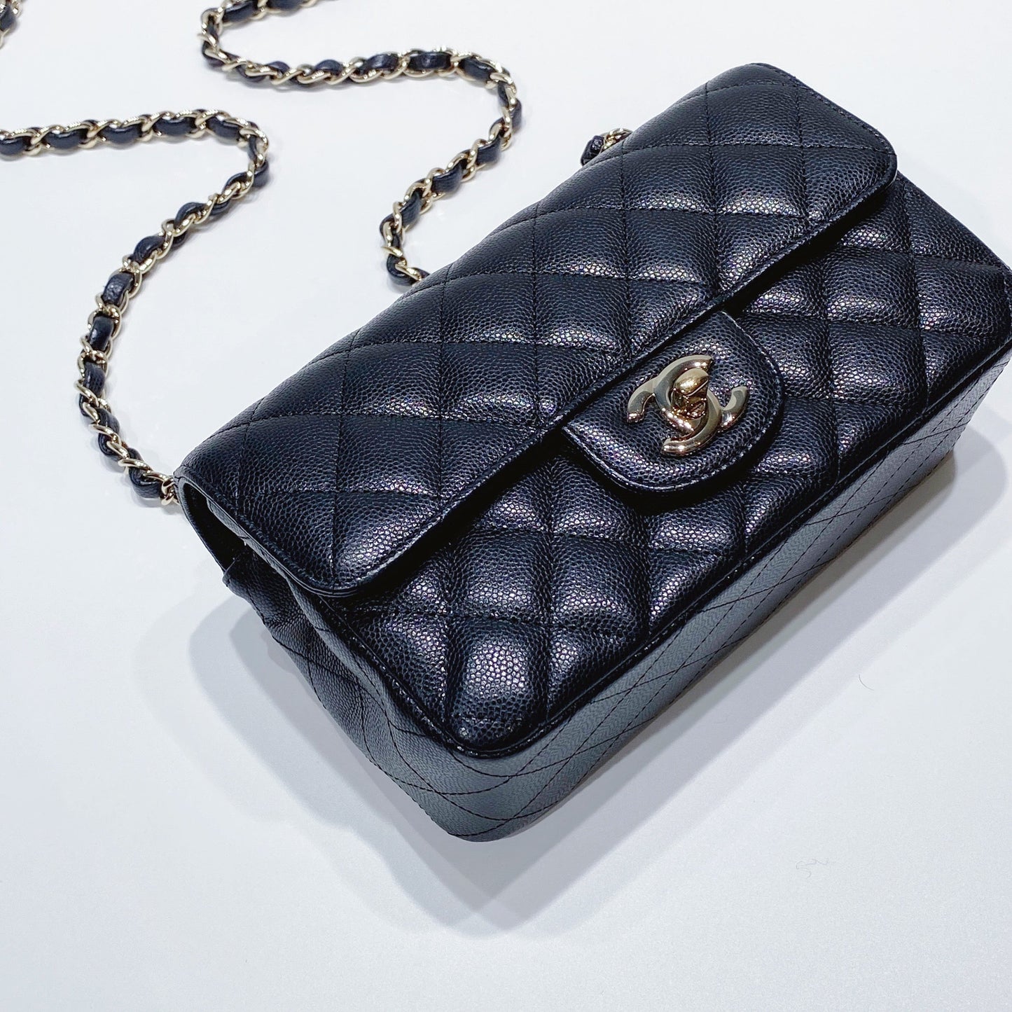 No.3665-Chanel Caviar Classic Mini Flap 20cm