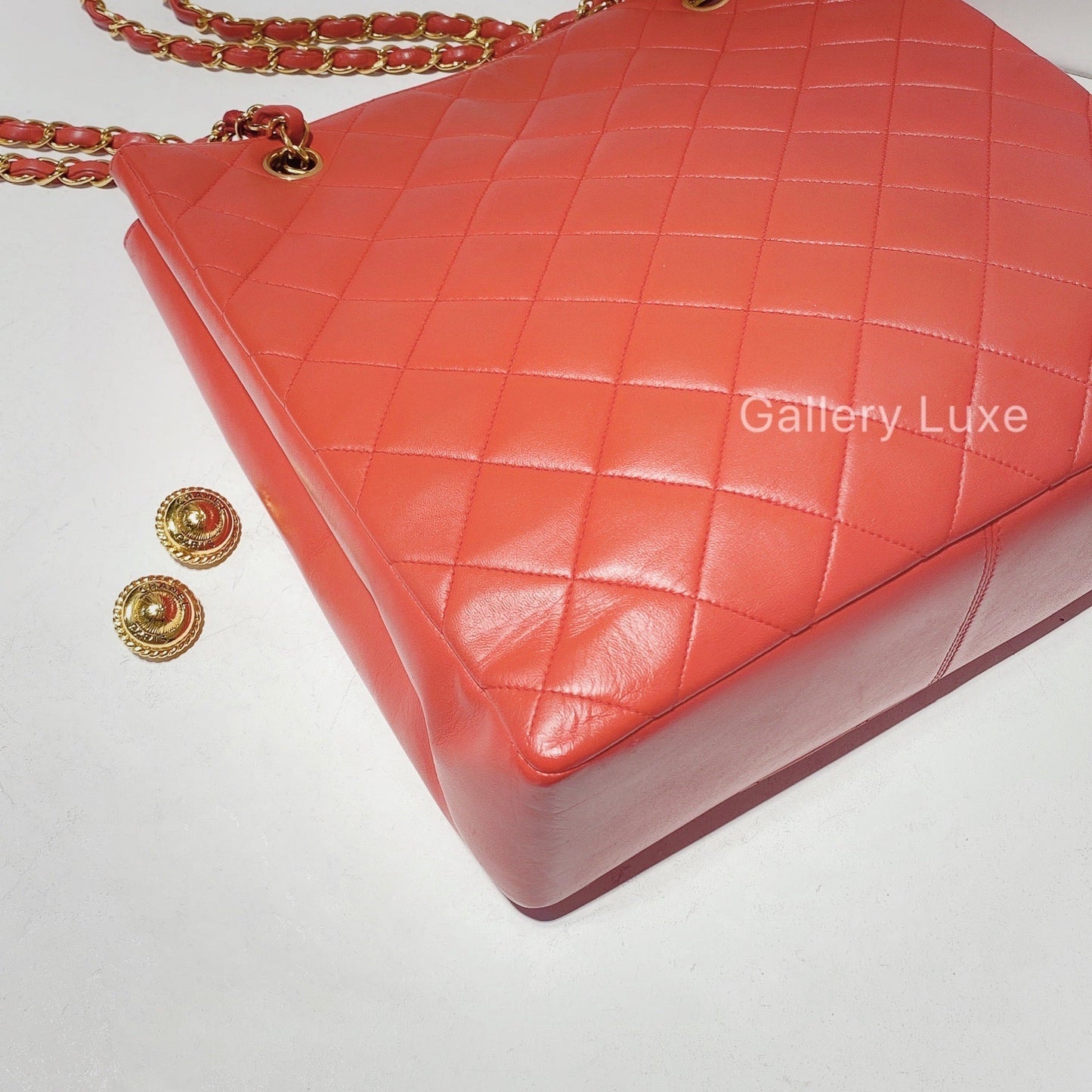 No.2419-Chanel Vintage Lambskin Tote Bag