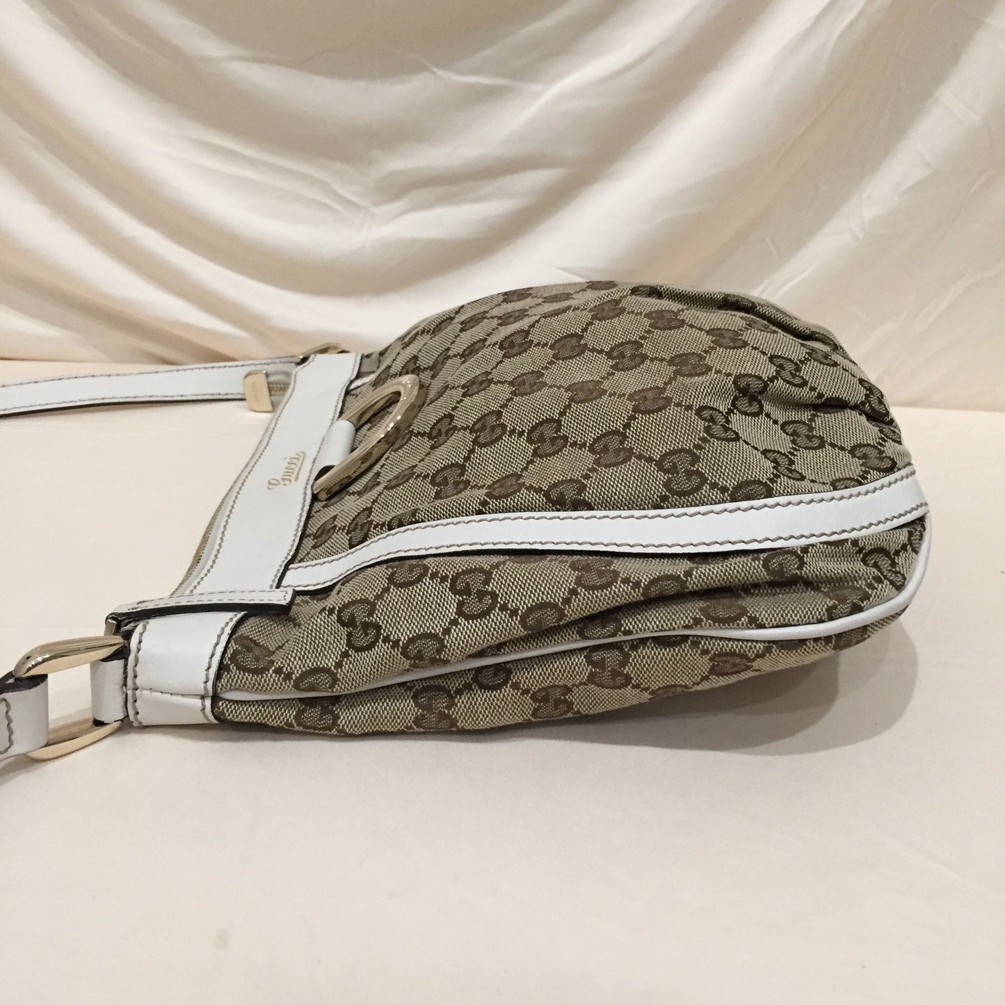 Luxury Gucci Trending 2025 Brown White GG Canvas Crossbody Bag Sku# 72021